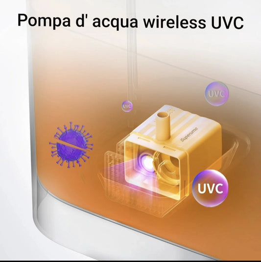 Fontanella Smart Wi-Fi con Sterilizzazione UVC EverSweet Max | ZampaTech™